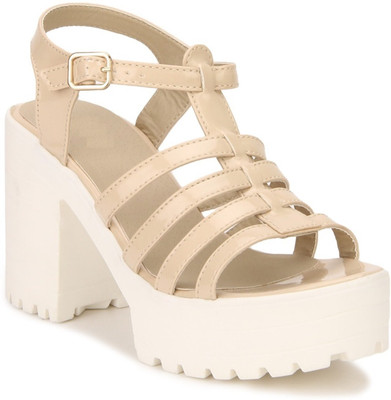 

Stepee Women Beige Wedges