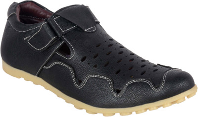 

1AAROW Men Black Sandals