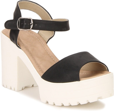 

Stepee Women Black Wedges