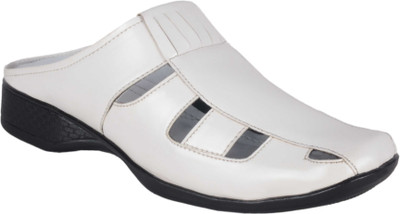 

1AAROW Men White Sandals