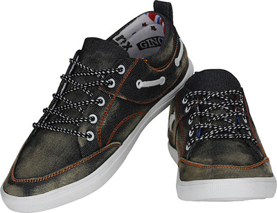 

Emosis Denim Canvas Shoes For Men(Black