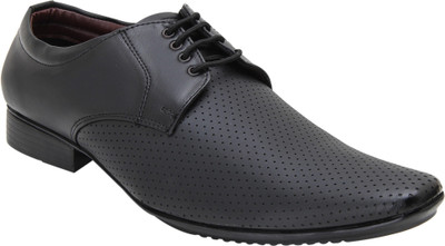 Buy Axonza Black Synthetic leather Formal Shoes Walking Shoes For