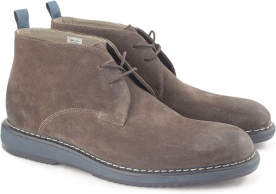 

Clarks Kenley Mid Mushroom Sde Boots For Men(Brown