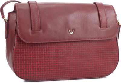 

Hidesign Women Formal Red Genuine Leather Sling Bag
