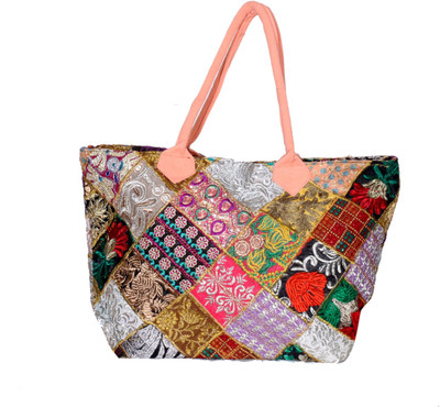 

Indistar Men & Women Casual Multicolor Cotton Tote