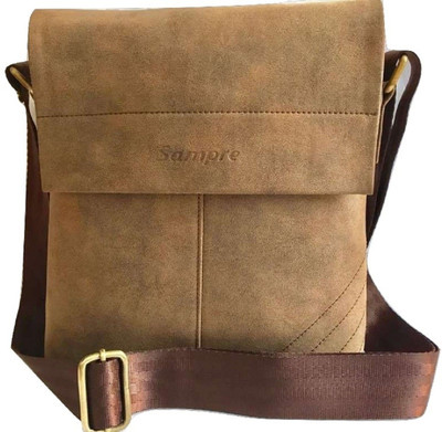 

SPHINX Boys & Girls Formal Brown Genuine Leather Sling Bag
