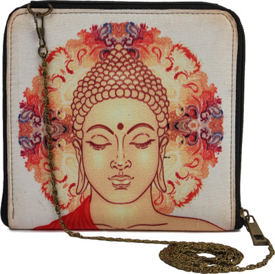 

Zoe Makhoa Women Evening/Party White Satin Sling Bag