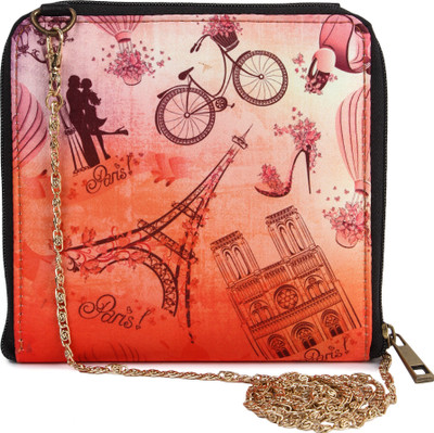 

Zoe Makhoa Women Evening/Party Multicolor Satin Sling Bag