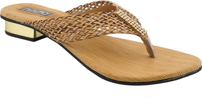 Soft Arts Flip Flops, Beige