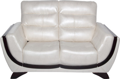 

Furniture Mind California Leatherette 2 Seater Sofa(Finish Color - Off White)