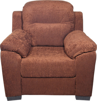 

Furniture Mind Poland Fabric 1 Seater Sofa(Finish Color - Dark Brown)