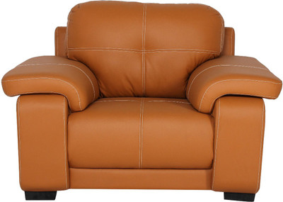 

Furniture Mind Max Leatherette 1 Seater Sofa(Finish Color - Tan Brown)