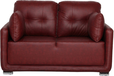 

Furniture Mind Cedar Leatherette 2 Seater Sofa(Finish Color - Cherry Colour)