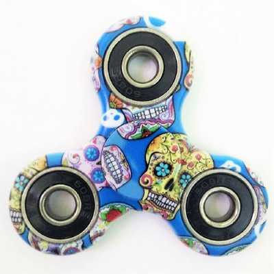 

wobbox Fidget Spinner High Speed (Camouflage Blue Skull)(Multicolor)