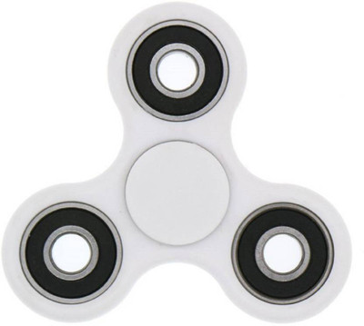 

Radhe Fidget Hand Spinner, Ultra Fast Metal Bearings, Finger Toy,(White)