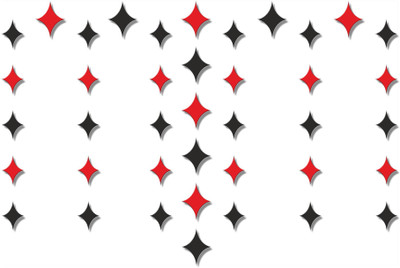 

Sehaz Artworks  Wall Decal Sticker(Pack of 40, Red;black