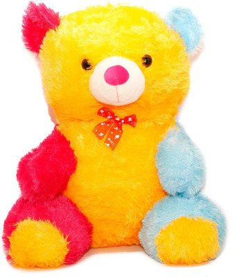 

paribazaar Teddy1 - 50 cm(Yellow, Pink, Blue), Blue;pink;yellow