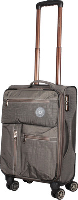 

Satchi Club Italy 55 Cms 4 Wheel Soft Sided Water Resistant Expandable Cabin Luggage -  Inches(Grey