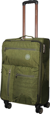 

Satchi Club Italy 65 Cms 4 Wheel Soft Sided Water Resistant Expandable Check-in Luggage -  Inches(Green