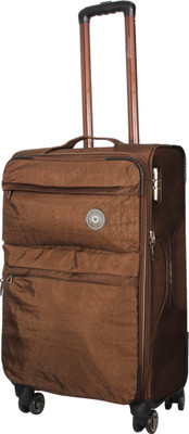 

Satchi Club Italy 75 Cms 4 Wheel Soft Sided Water Resistnat Expandable Check-in Luggage -  Inches(Brown
