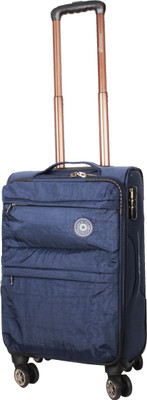 

Satchi Club Italy 55 Cms 4 Wheel Soft Sided Water Resistant Expandable Cabin Luggage -  Inches(Blue