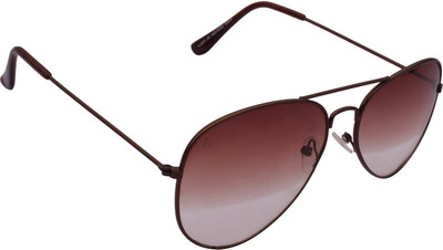 

Aligatorr Aviator Sunglasses(Brown