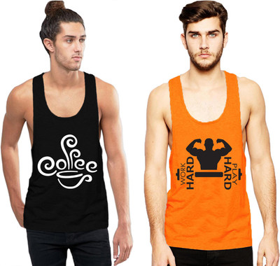 Cottonbeans Men Vest(Pack of 2)