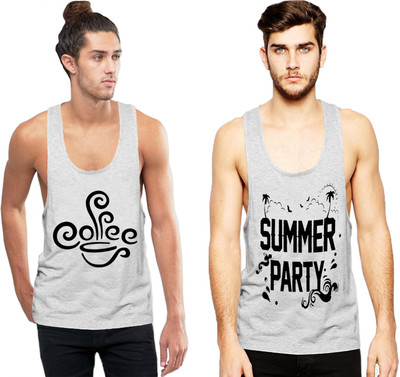 Cottonbeans Men Vest(Pack of 2)