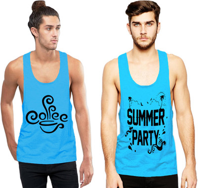 Cottonbeans Men Vest(Pack of 2)