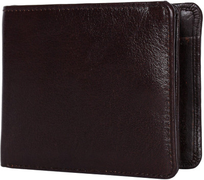 

Yark Men Brown Genuine Leather Wallet(4 Card Slots)