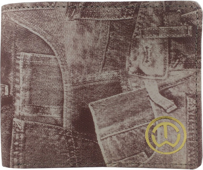 

TnW Boys Brown Denim Wallet(3 Card Slots)