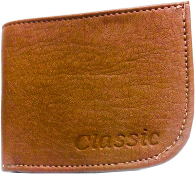 

KAAYRA Men Brown Genuine Leather Wallet(4 Card Slots)