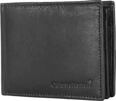 

curewe kerien Men Black Genuine Leather Wallet(8 Card Slots)