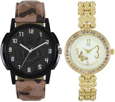 CM New Couple Watch With Stylish And Designer Dial Fancy Look 019 Watch  - For Couple   Watches  (CM)