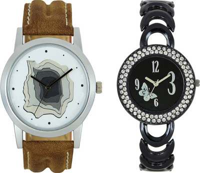 CM New Couple Watch With Stylish And Designer Dial Fancy Look 065 Watch  - For Couple   Watches  (CM)