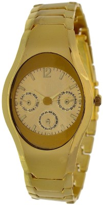 iDIVAS SMART FASHION KING BEAUTIFUL SHINY LOOK Gold Plated& Diamond Sticked Watch  - For Men & Women   Watches  (iDIVAS)