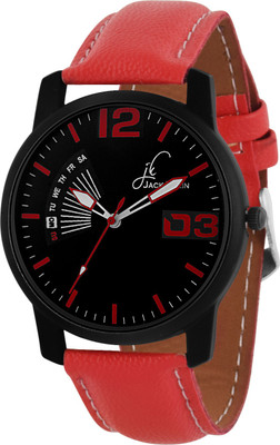 View Jack Klein Trendy Red Graphic Watch  - For Men Wrist Watches Price Online(Jack Klein)