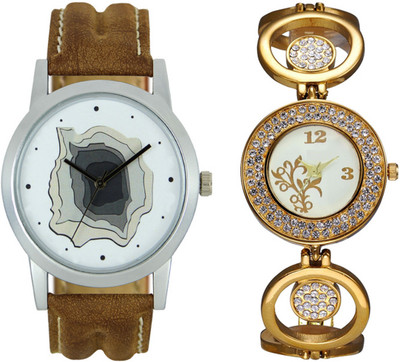 

SRK ENTERPRISE Couple Watch With Fast Selling Stylish And Designer Dial Rich Look 0044 Watch - For Couple