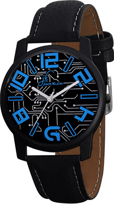 View Jack Klein Trendy Round Dial Black Strap Watch  - For Men Wrist Watches Price Online(Jack Klein)