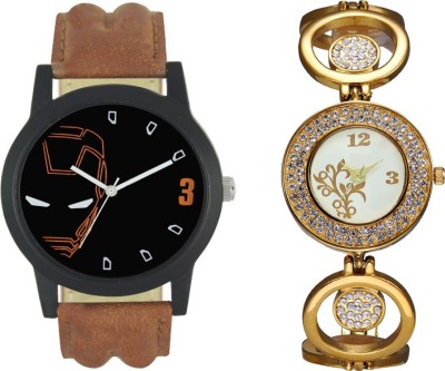 CM New Couple Watch With Stylish And Designer Dial Fancy Look 028 Watch  - For Couple   Watches  (CM)