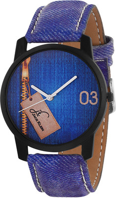 View Jack Klein Denim Finish Graphic Analog Watch  - For Men Wrist Watches Price Online(Jack Klein)