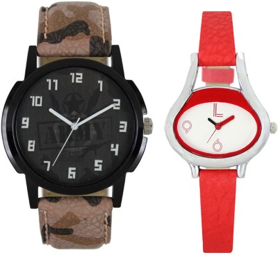 CM New Couple Watch With Stylish And Designer Dial Fancy Look 022 Watch  - For Couple   Watches  (CM)