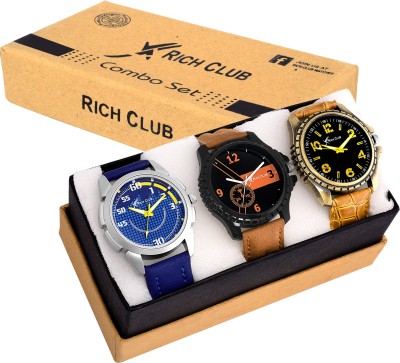 Rich Club Three Multi~Colour Menz Combo Watch  - For Men   Watches  (Rich Club)
