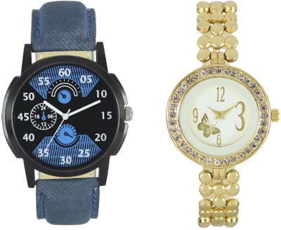 CM New Couple Watch With Stylish And Designer Dial Fancy Look 011 Watch  - For Couple   Watches  (CM)