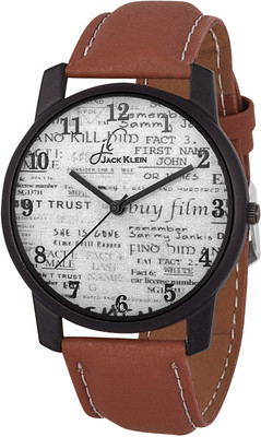 View Jack Klein Brown Strap White Dial Watch  - For Men Wrist Watches Price Online(Jack Klein)