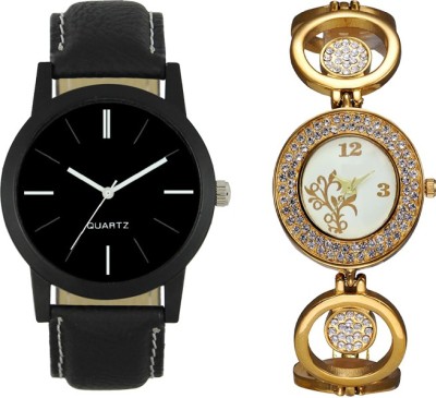 CM New Couple Watch With Stylish And Designer Dial Fancy Look 036 Analog Watch  - For Couple   Watches  (CM)