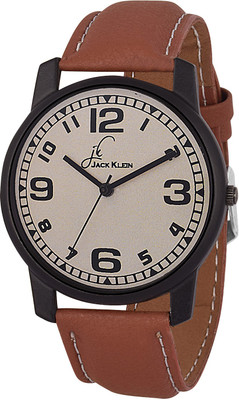 View Jack Klein Beige Elegant Formal Watch  - For Men Wrist Watches Price Online(Jack Klein)