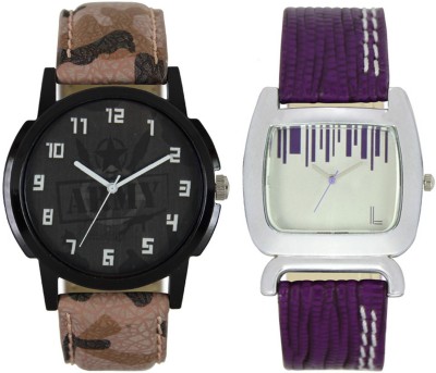 CM New Couple Watch With Stylish And Designer Dial Fancy Look 023 Watch  - For Couple   Watches  (CM)