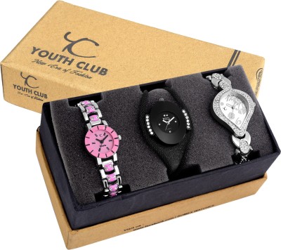 Youth Club COMBO-LPKMBKDMSL LITTLE TINY GIRLS PAIR Watch  - For Girls   Watches  (Youth Club)