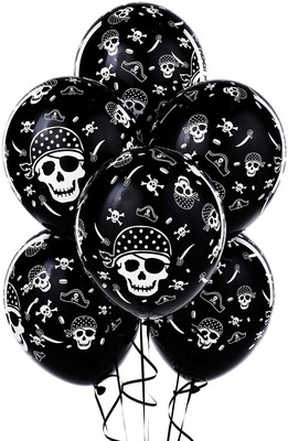 

Shop Online Printed Pirate Balloon(Black, Pack of 10)